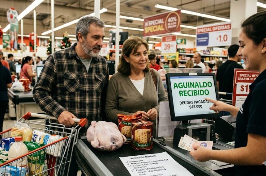 En primer lugar el aguinaldo se usa para pagar las deudas