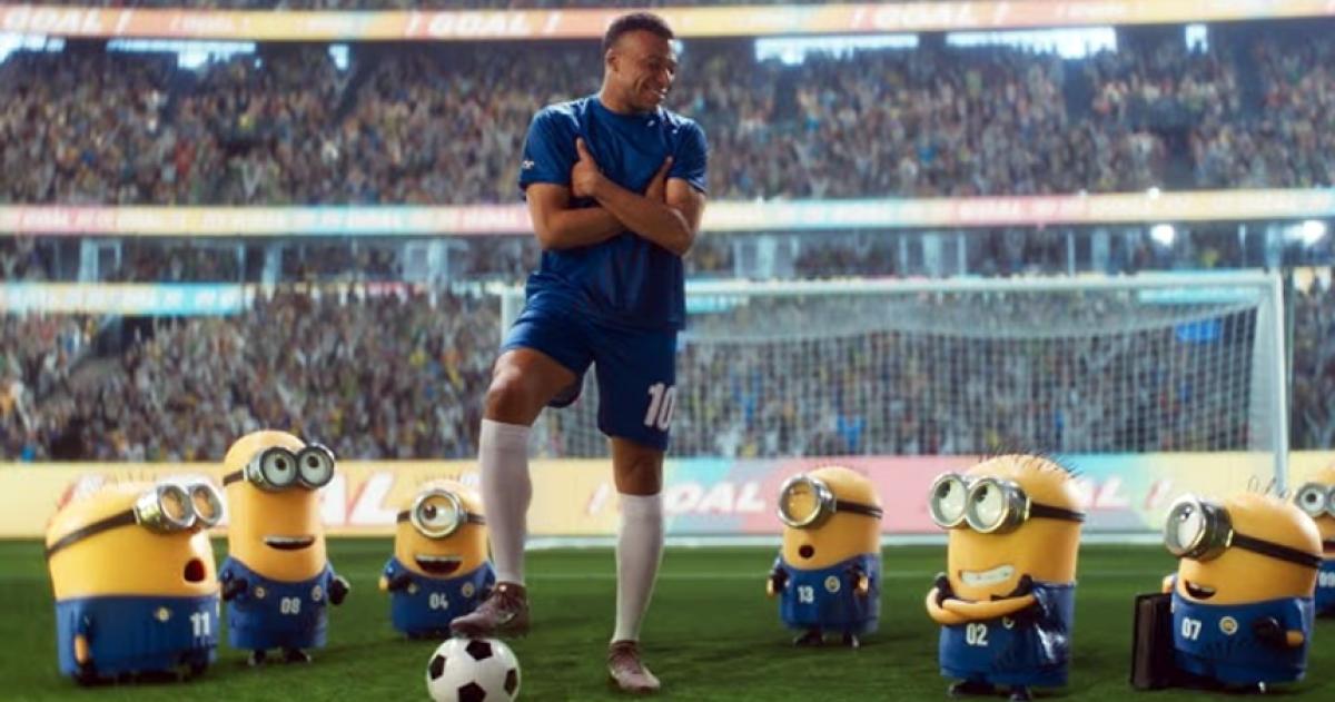 Kylian Mbappé en Minions  Monsters