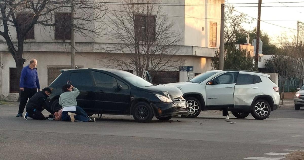 Los dos automóviles protagonistas del siniestro vial