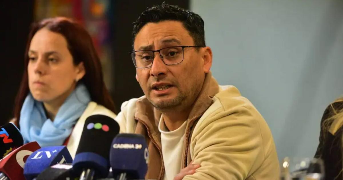 Gabriel Vega el pap� de Agostina en conferencia de prensa este martes