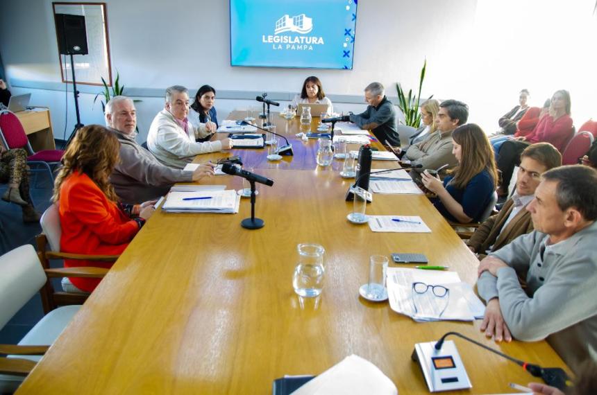 También se reunió la Comisión de Legislación Social que preside Laura Trapaglia