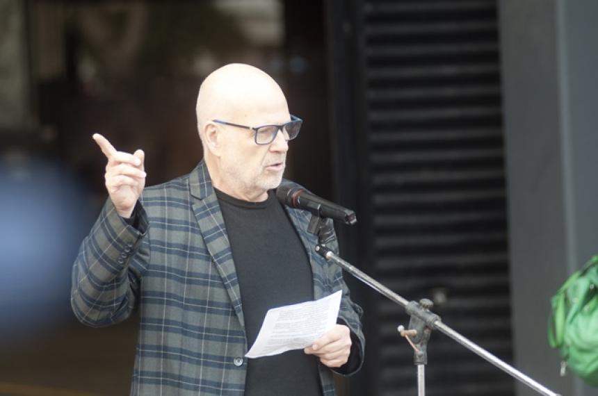 Hugo Santamarina presidente de la Asociación de bomberos Voluntarios de Pico