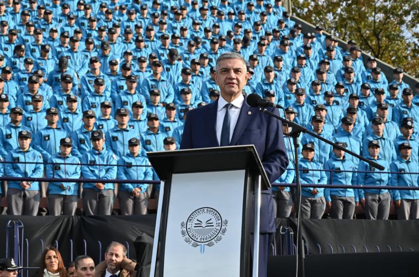 Jorge Macri en la ceremonia de graduación de la nueva promoción de la Policía de la Ciudad