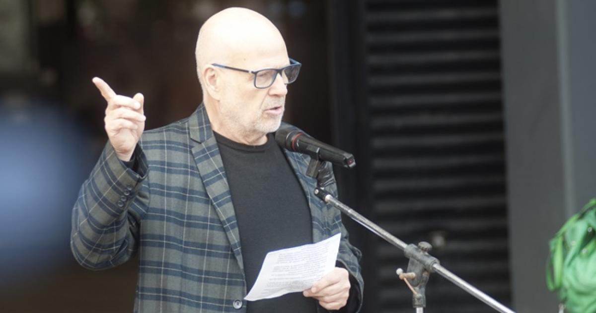 Hugo Santamarina presidente de la Asociación de bomberos Voluntarios de Pico