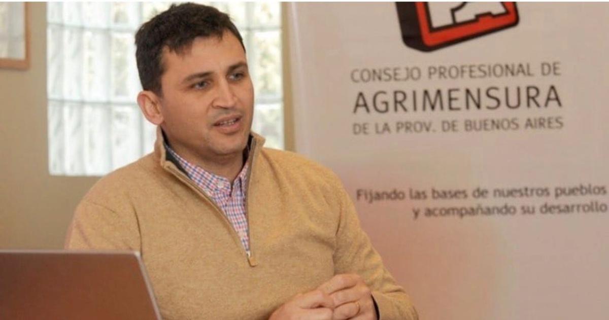 Reinaldo Beain presidente del Consejo Profesional de Agrimensores de la provincia de Buenos Aires