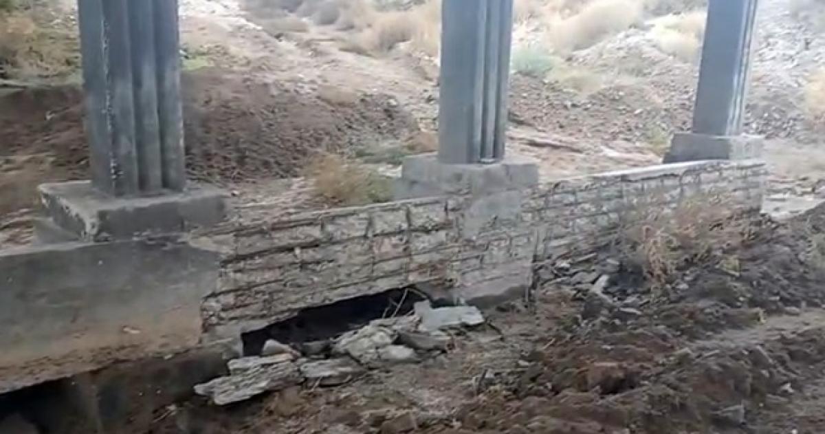 Los vecinos de La Reforma difundieron fotos del estado actual del puente
