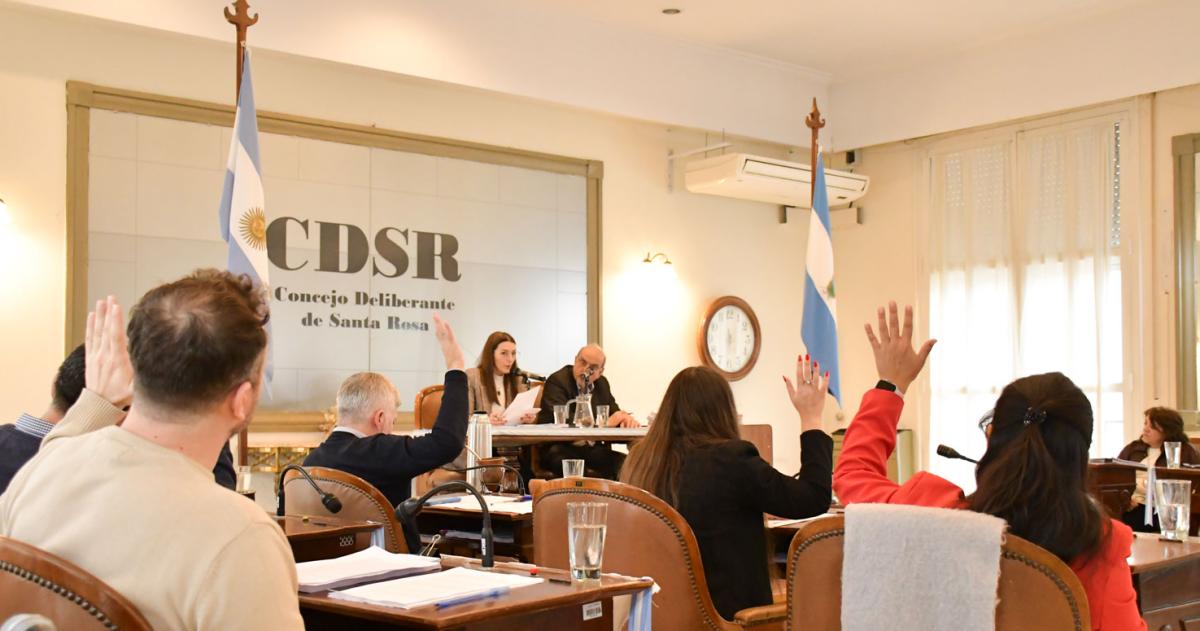 El Concejo Deliberante de Santa Rosa sesionó este jueves
