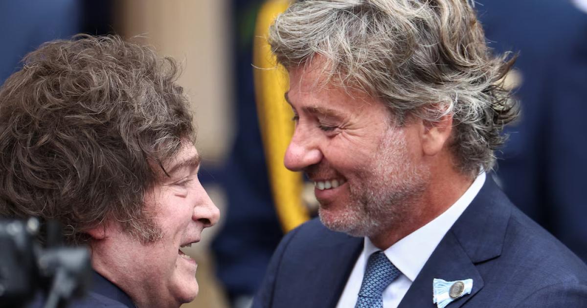 Javier Milei junto a Juan Bautista Mahiques