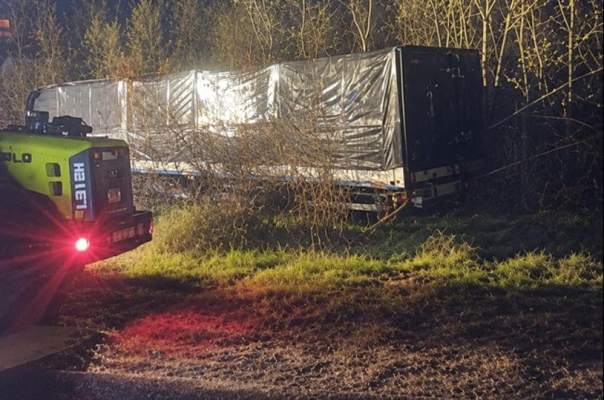El despiste ocurrió en el kilómetro 124 de la Ruta Provincial 1