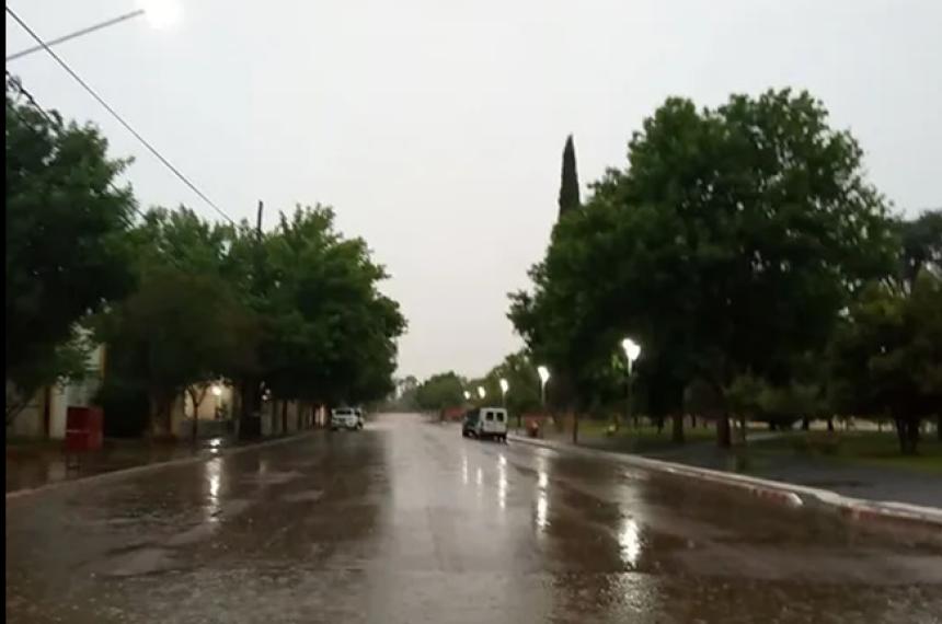 Las lluvias abarcaron gran parte del territorio provincial