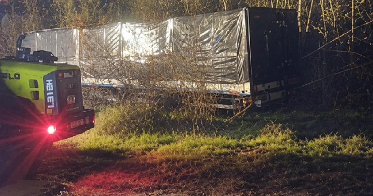 El despiste ocurrió en el kilómetro 124 de la Ruta Provincial 1