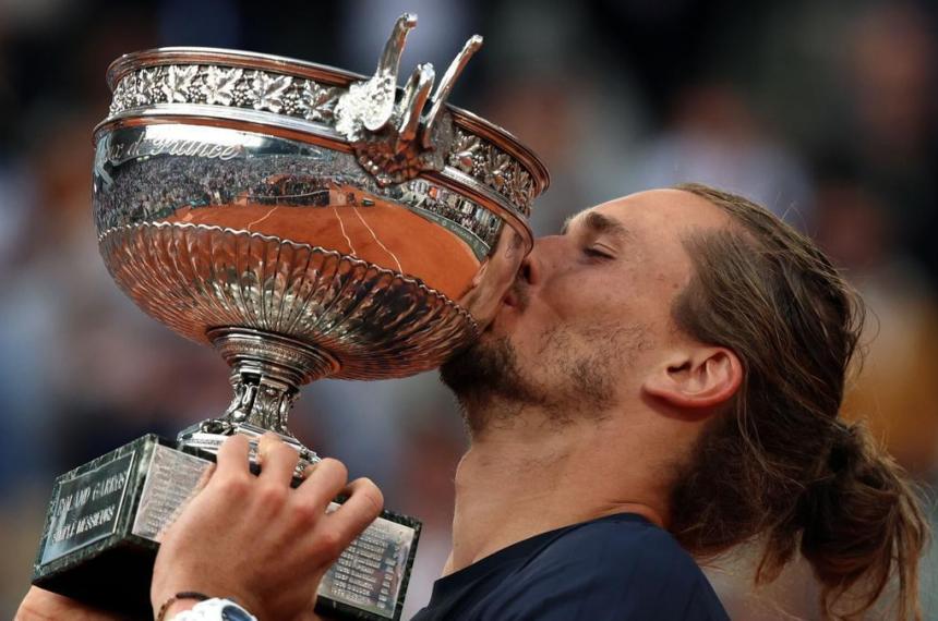 Zverev logró su primer título de Grand Slam