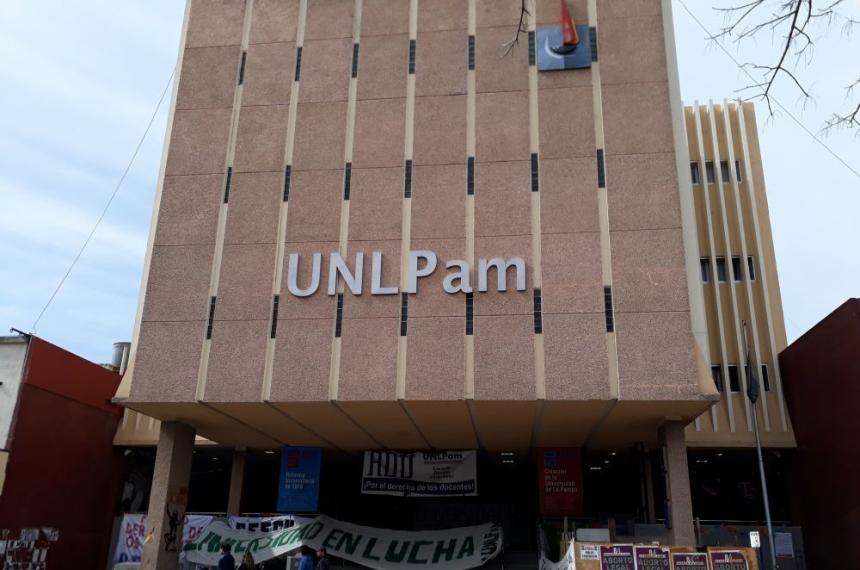 El edificio de la Universidad Nacional de La Pampa