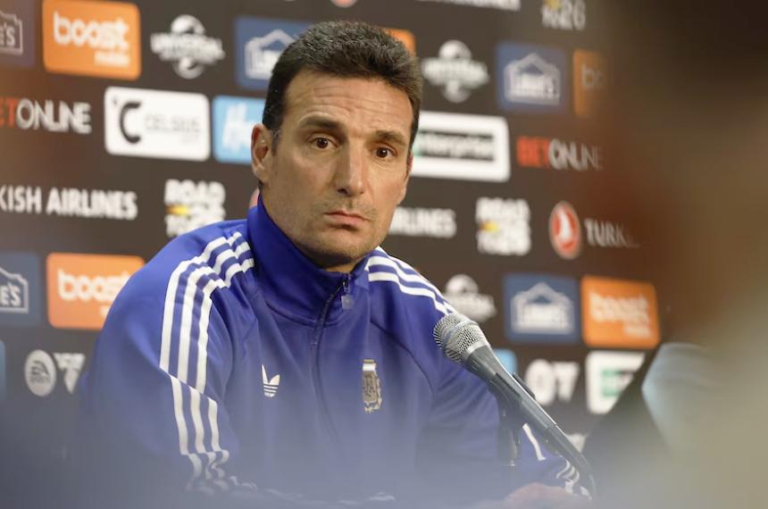 Lionel Scaloni habló en la previa del partido ante Islandia (AFA)