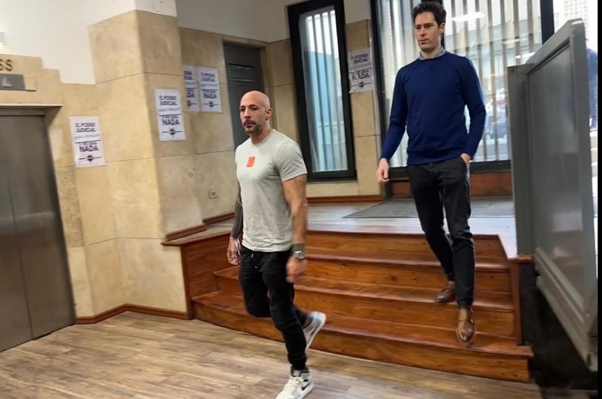 Leonardo Fariña en Comodoro Py en el marco de la Causa Cuadernos