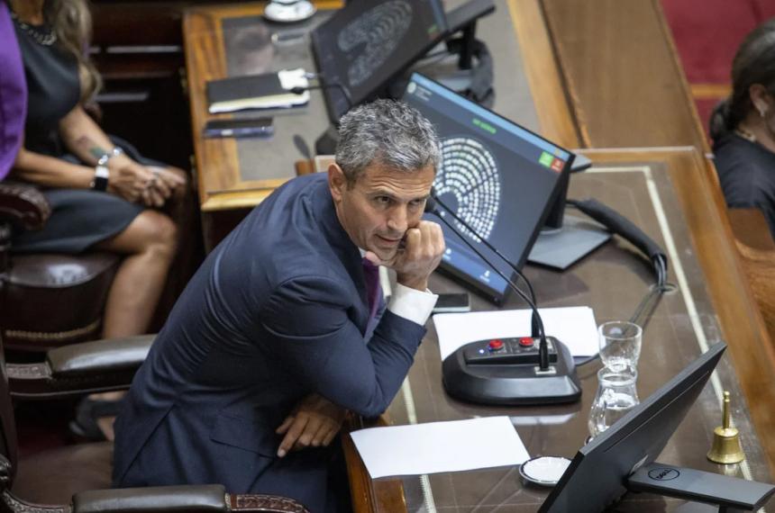 El presidente de la C�mara de Diputados Martín Menem