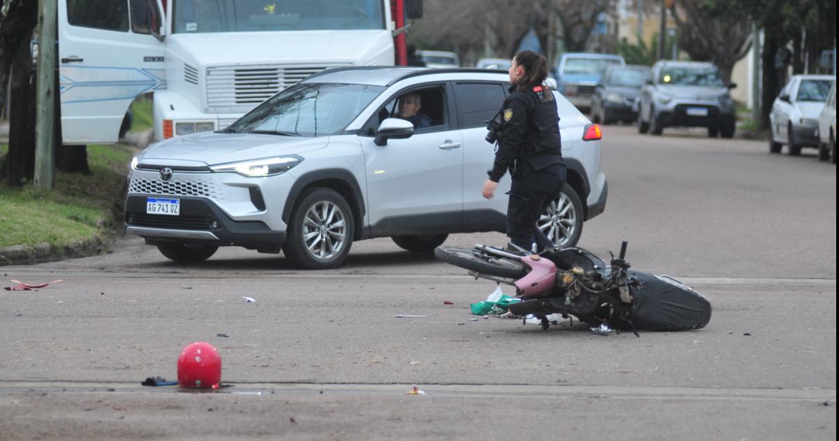 Ocurrió en la esquina de calles 5 y 36 en Pico