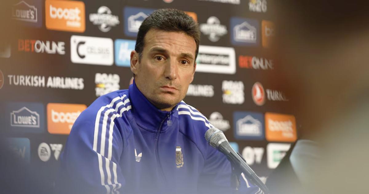 Lionel Scaloni habló en la previa del partido ante Islandia (AFA)