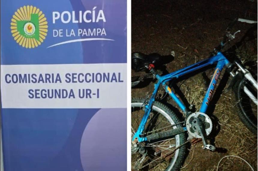 La bicicleta fue recuperada y entregada a su dueño