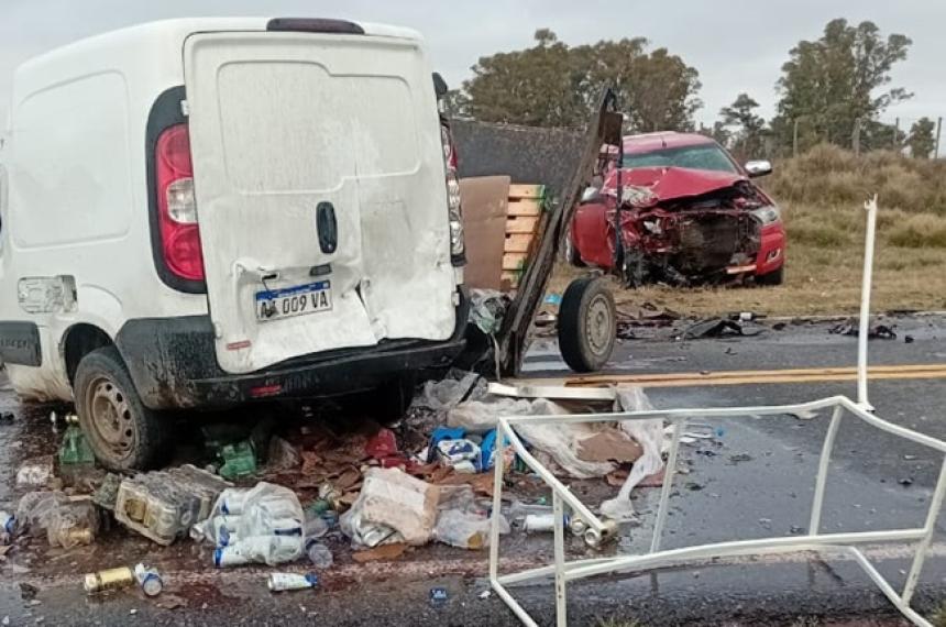 La colisión se produjo pasado el mediodía