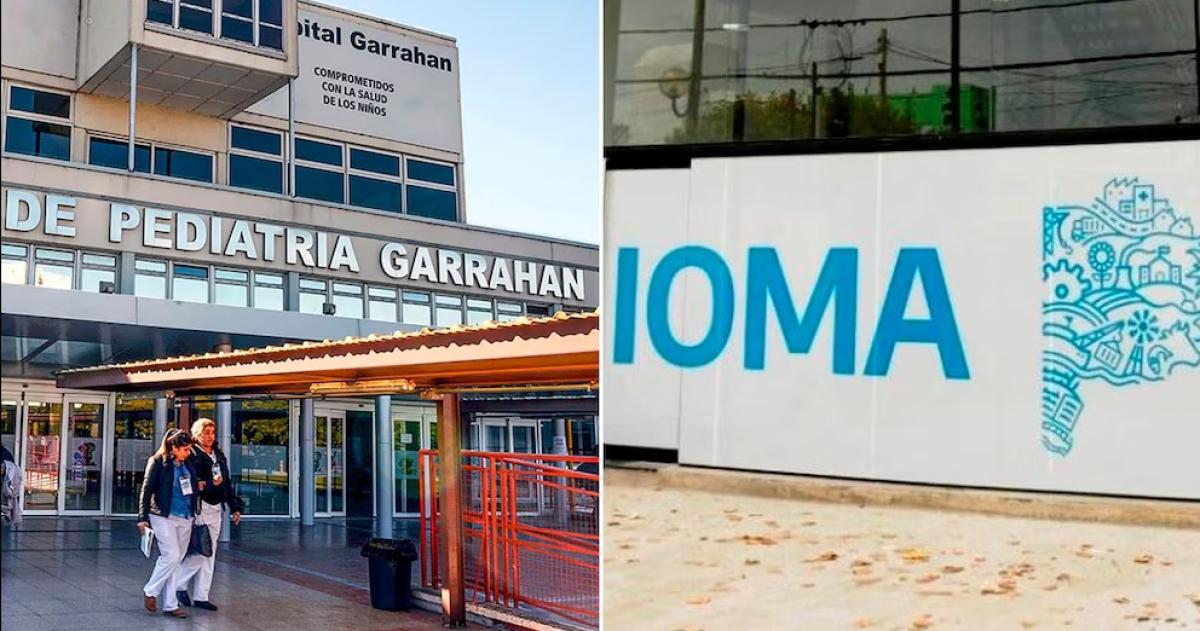 El Hospital Garrahan le reclama al IOMA una deuda de 8278 millones La obra social bonaerense rechaza ese monto y asegura que no le debe nada a Nación