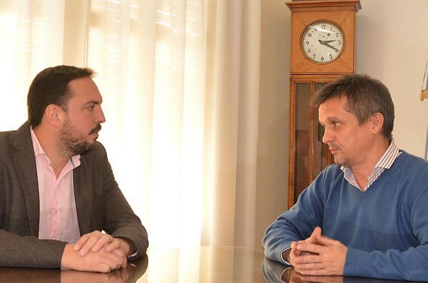 Juntos en una foto de archivo Luciano di N�poli y Leandro Altolaguirre