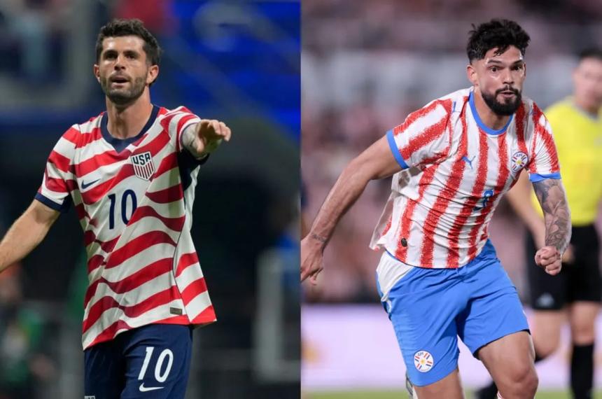 Estados Unidos y Paraguay chocan a las 22 horas