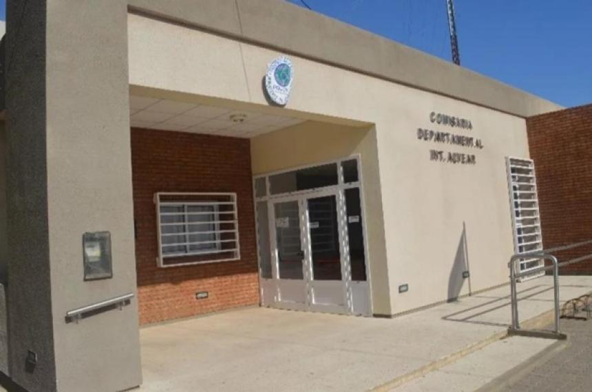 El sospechoso fue trasladado a la Comisaría de Intendente Alvear