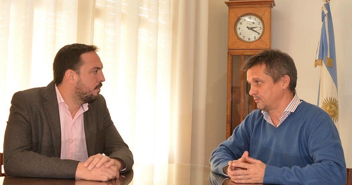 Juntos en una foto de archivo Luciano di N�poli y Leandro Altolaguirre