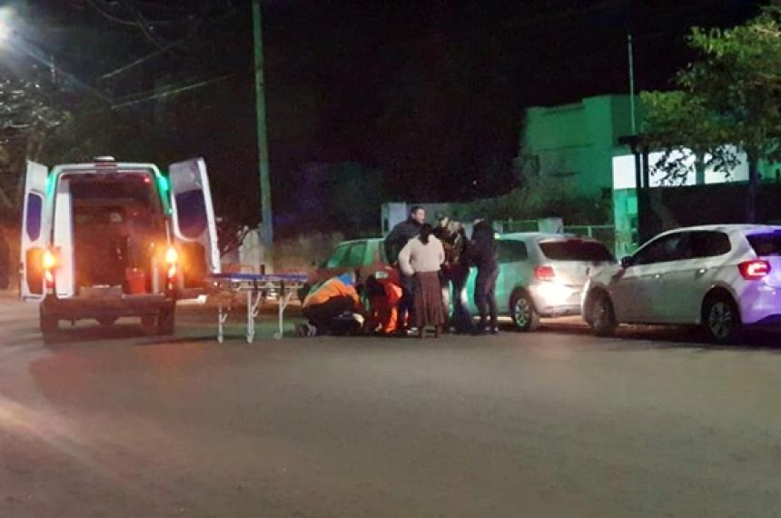 Personal del SEM trasladó a la mujer al Hospital Centeno
