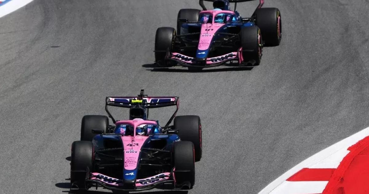 Franco tuvo que cederle la posición a su compañero Pierre Gasly