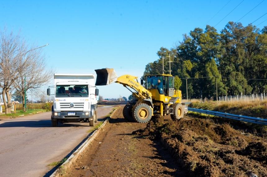 Las tareas fueron realizadas por personal y maquinaria municipal