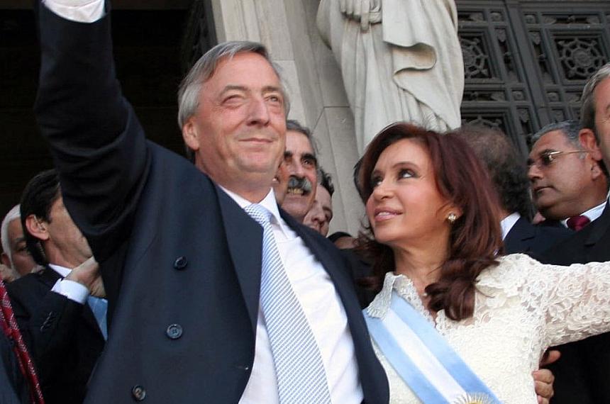 Néstor y Cristina Kirchner ex presidentes de la Nación