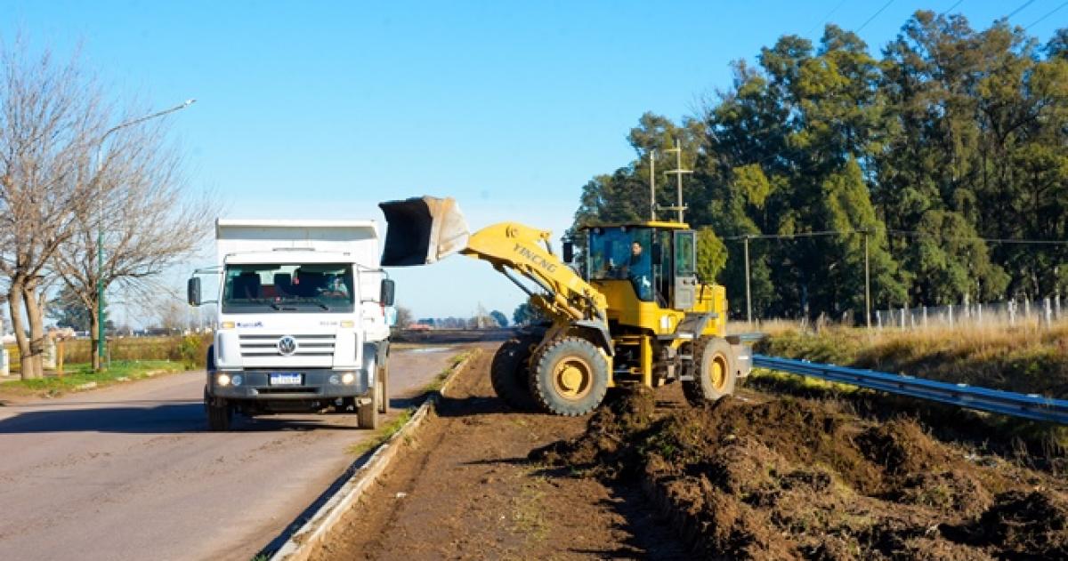 Las tareas fueron realizadas por personal y maquinaria municipal
