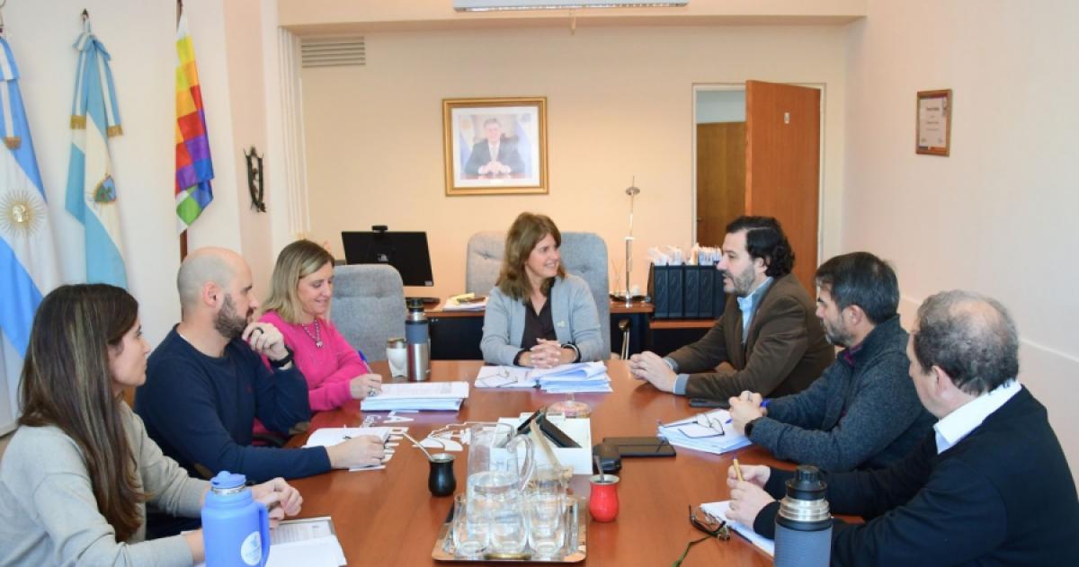 El encuentro de las autoridades de la UNLPam y de Educación