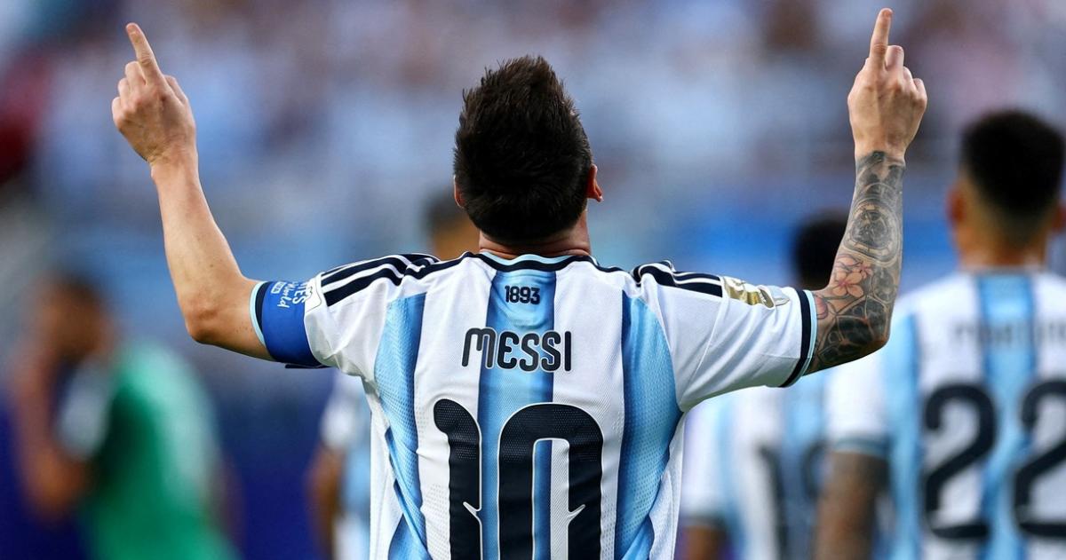 Messi impuso varios récords en la goleada ante Argelia