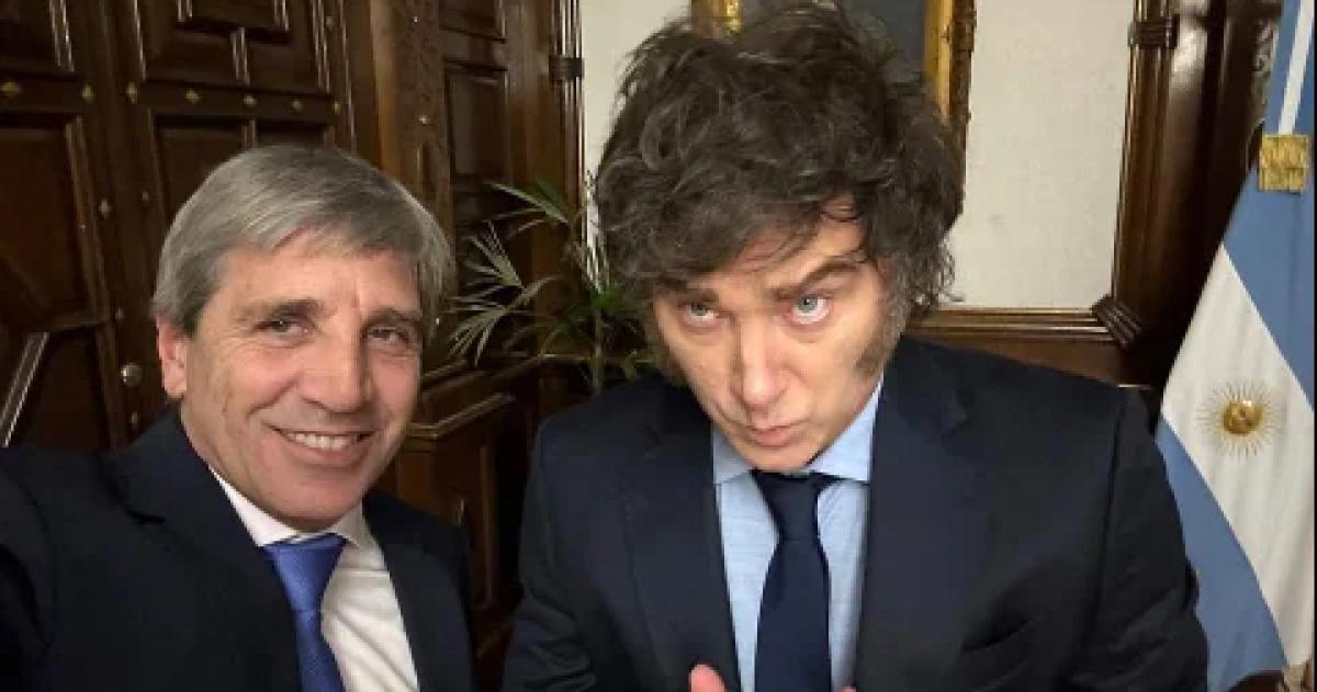 Javier Milei y Luis Caputo cerraron mayo con saldo favorable en las cuentas p�blicas