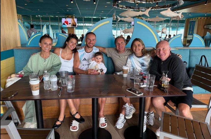 Ale Mac Allister compartió un rato con sus familiares