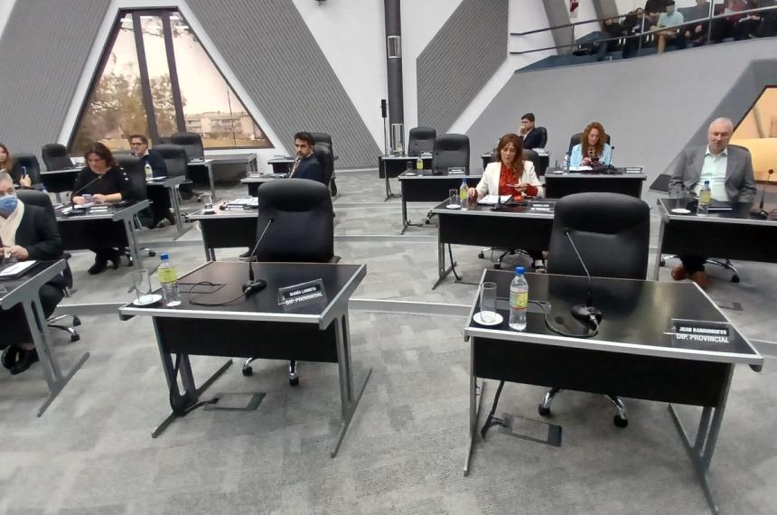 Por la ausencia de la vice Alicia Mayoral y el boicot de los diputados vernistas la presidencia de la C�mara quedó en manos de la radical Andrea Valderrama
