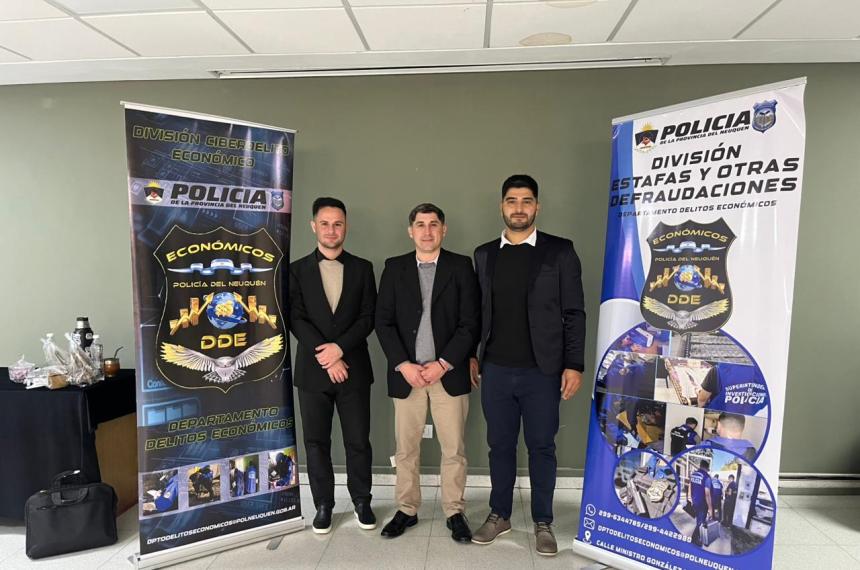 En representación de la Policía de La Pampa asistieron Marcos Emanuel Giménez Luciano Valentín Rodríguez y Edgar Ismael Rodríguez