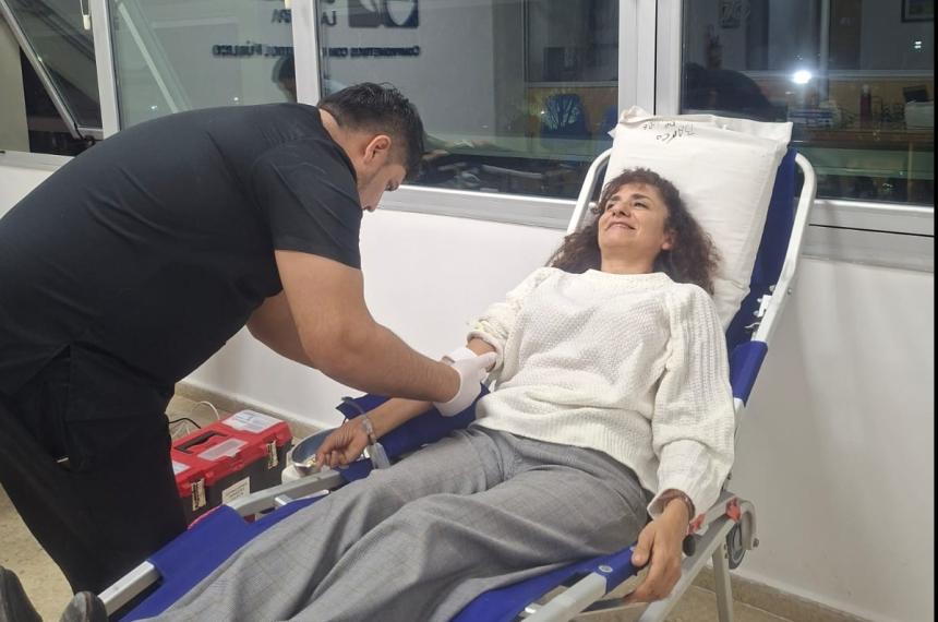 La donación de sangre motorizada por el TDC