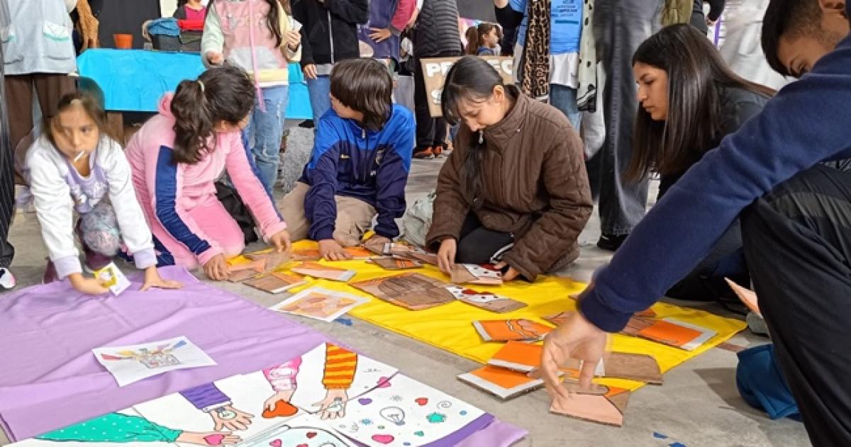 Las actividades se realiaron en el SUM del barrio Federal
