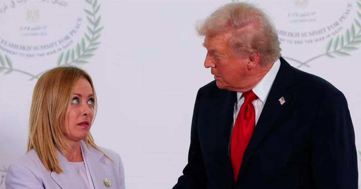 Giorgia Meloni rechazó las declaraciones de Donald Trump sobre una supuesta solicitud de fotografía y la polémica derivó en un fuerte enfrentamiento diplom�tico entre ambos sectores políticos