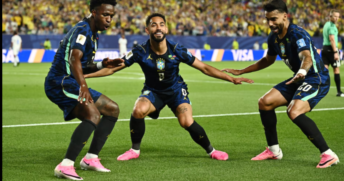 Festejo brasilero en Philadelphia