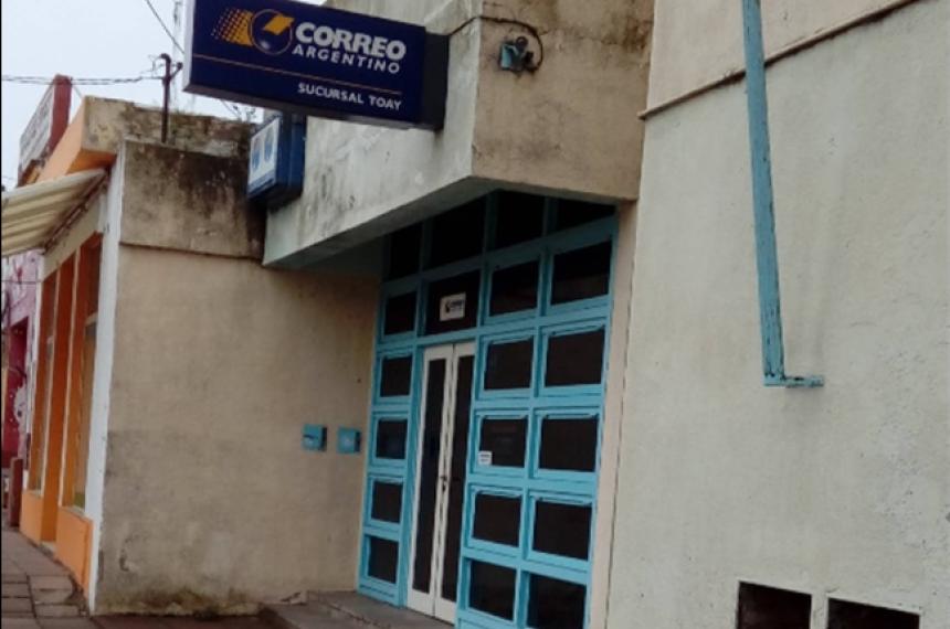 La oficina del Correo en Toay funcionaba en la calle 9 de Julio 465