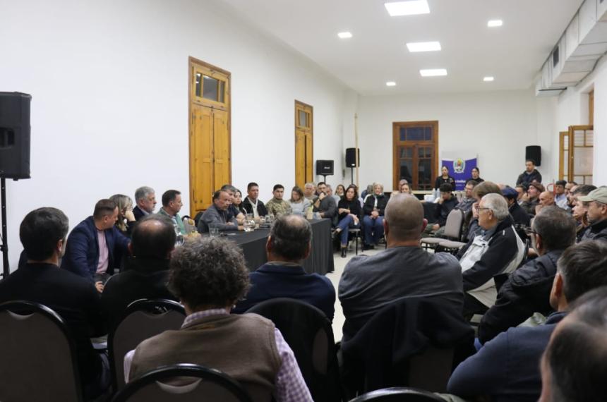 La reunión se realizó este viernes en el Centro Histórico Cultural de General Acha