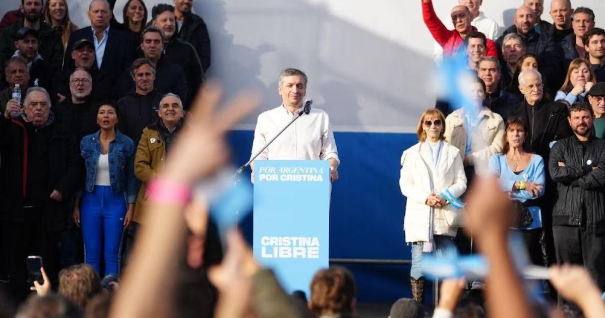 El hijo de la expresidenta dio un duro discurso