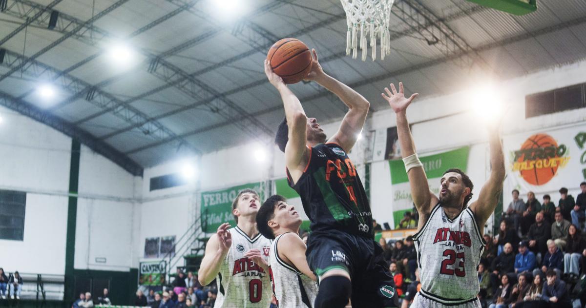 Ferro venció a Atenas de La Plata y avanzó en la Liga Federal de B�squetbol