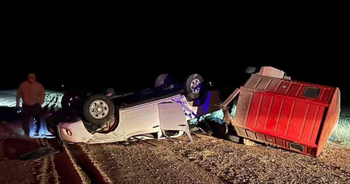 El accidente ocurrió el s�bado por la noche a unos 20 kilómetros del Cruce del Desierto