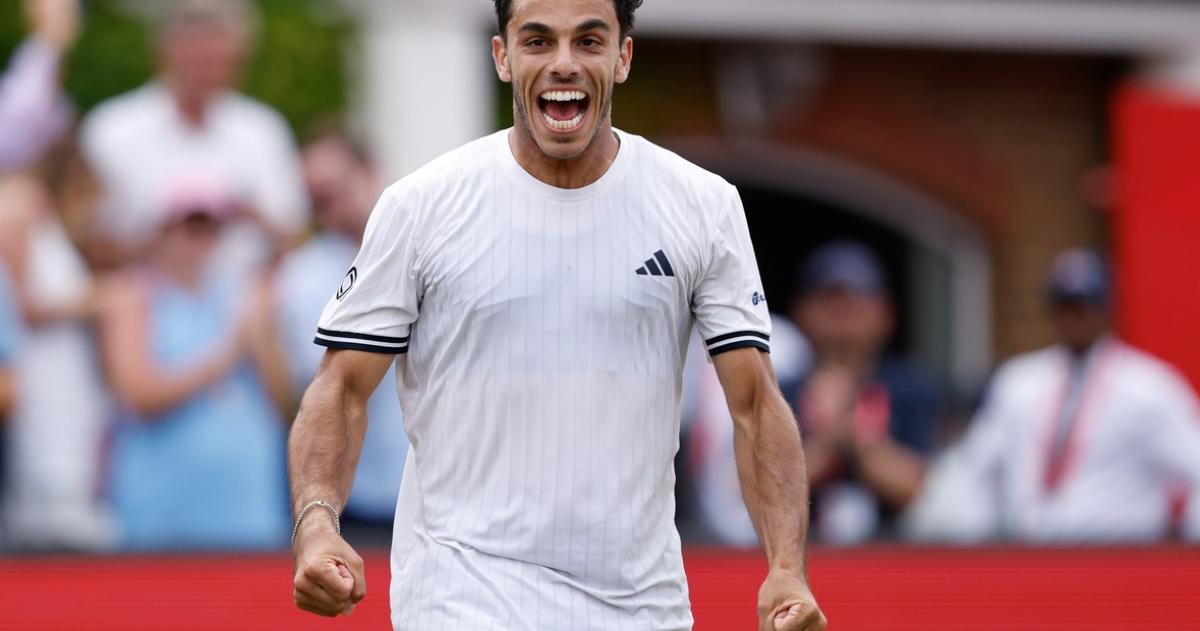 Fran Cer�ndolo le ganó una dram�tica final a Paul y es el campeón del ATP 500 de Queens
